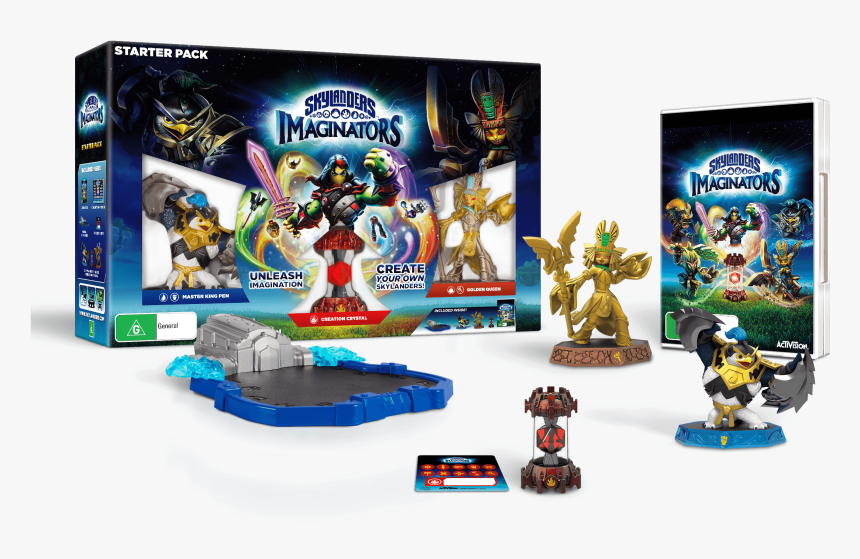 Transparent Video Game Character Png - Skylanders Imaginators Starter Pack, Png Download