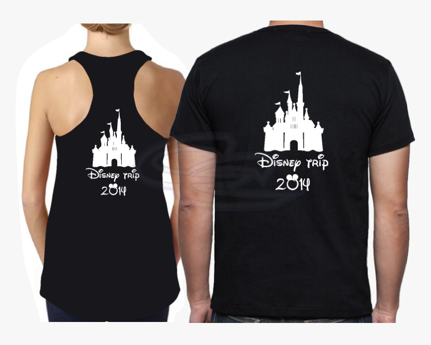 Disney Castle Silhouette Logo - Disney Matching Sister Shirts, HD Png Download