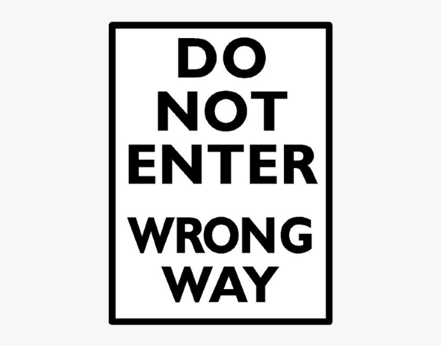 Do Not Enter - Black-and-white, HD Png Download