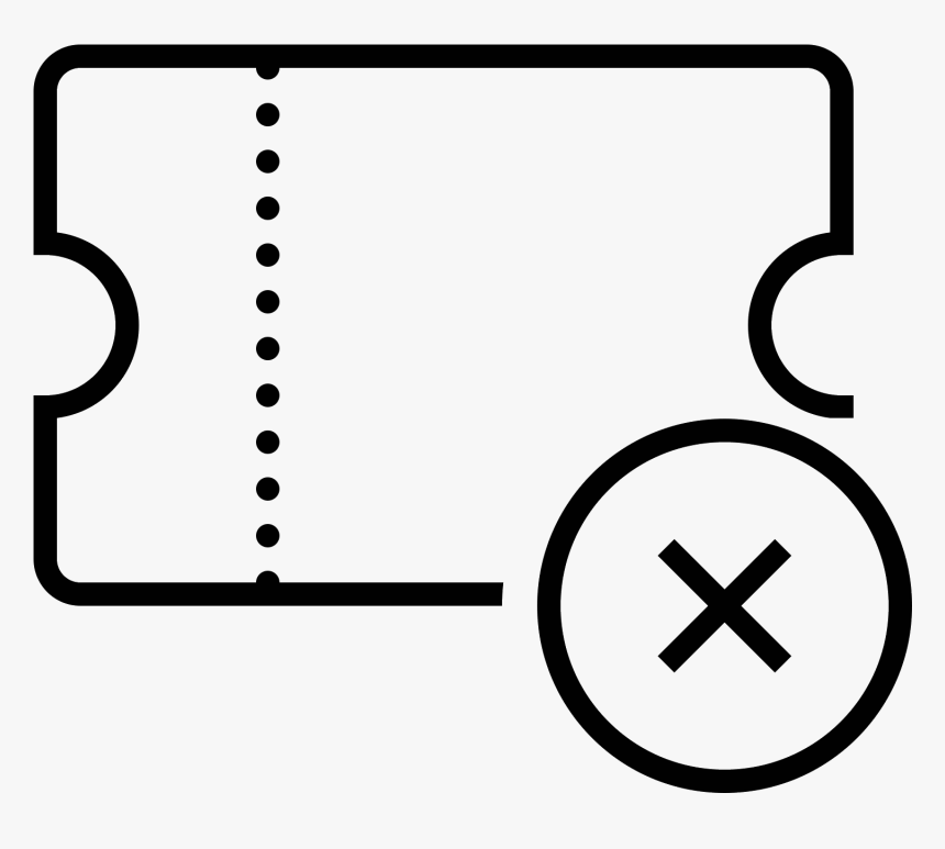 It S An Image Of A Movie Ticket Or Raffle Ticket Oriented - Support Ticket Icons Svg, HD Png Download