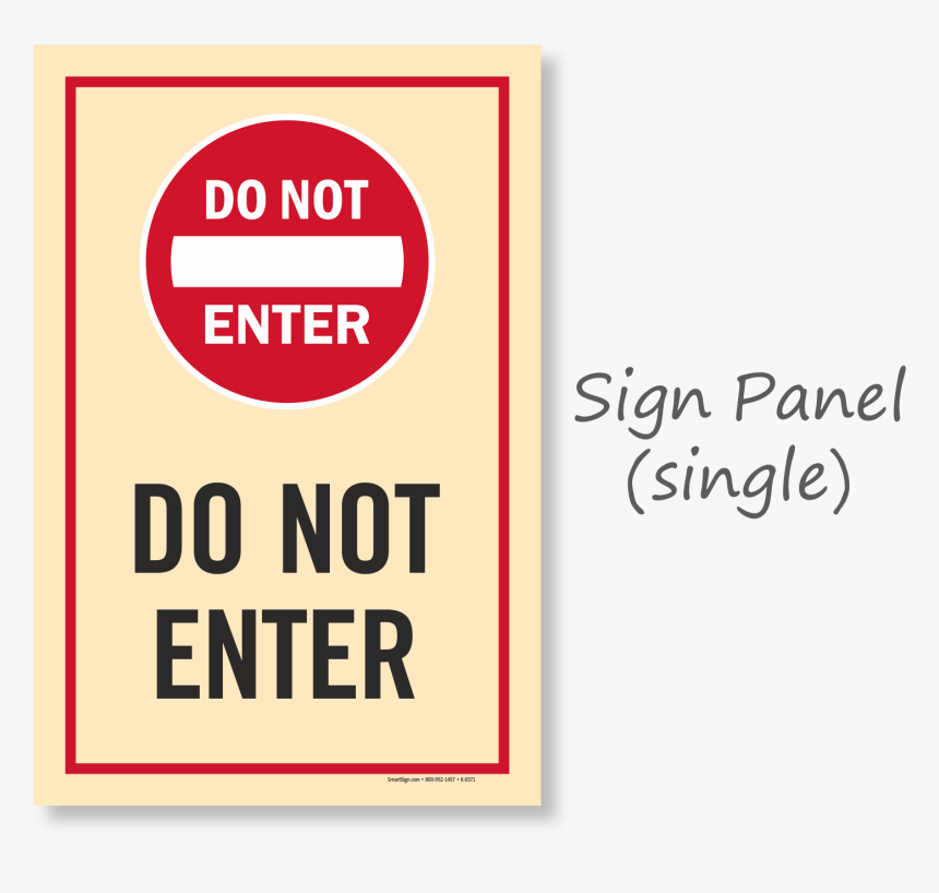 Not Enter Sign, HD Png Download
