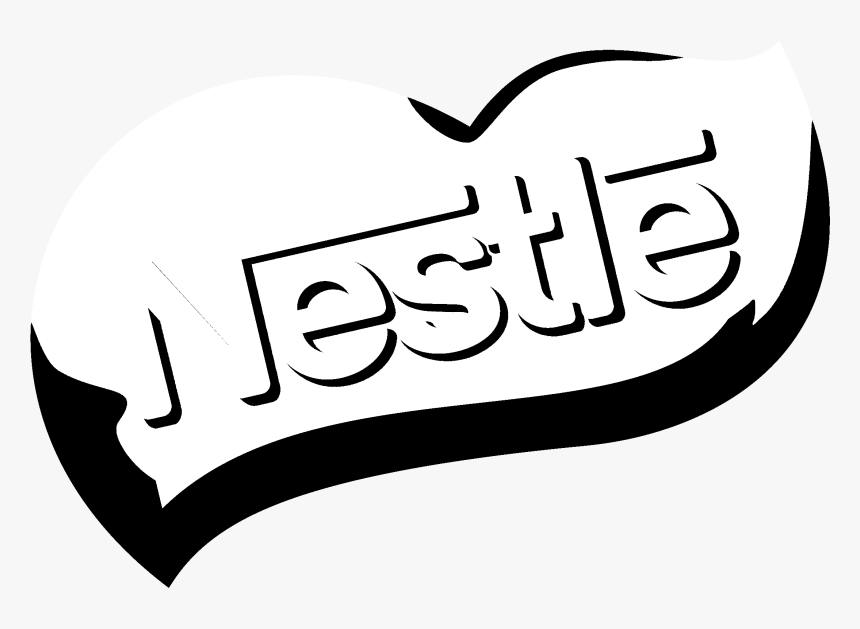 Nestlé Logo Black And White, HD Png Download