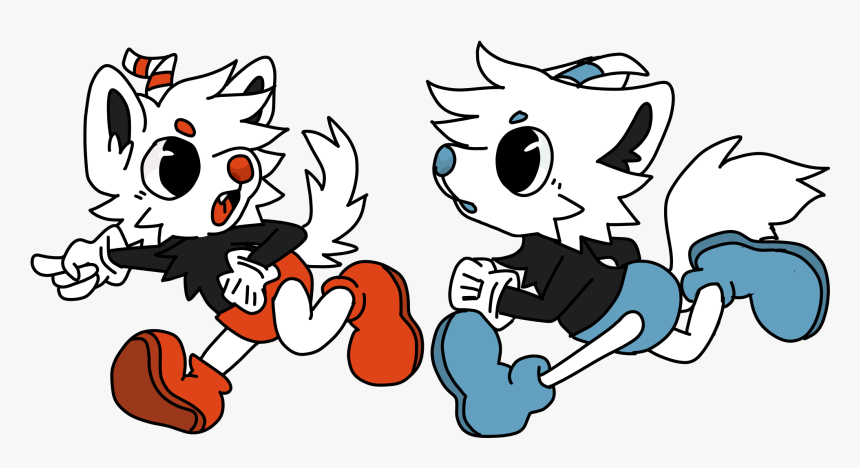 Furry Cup Brothers - Cartoon, HD Png Download