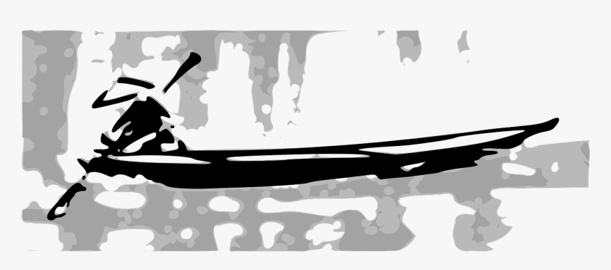 Boat Oruwa Clipart Black And White, HD Png Download