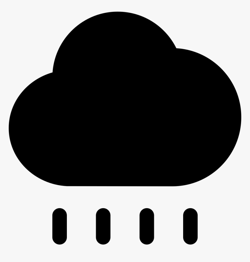 Storm Black Cloud Symbol, HD Png Download