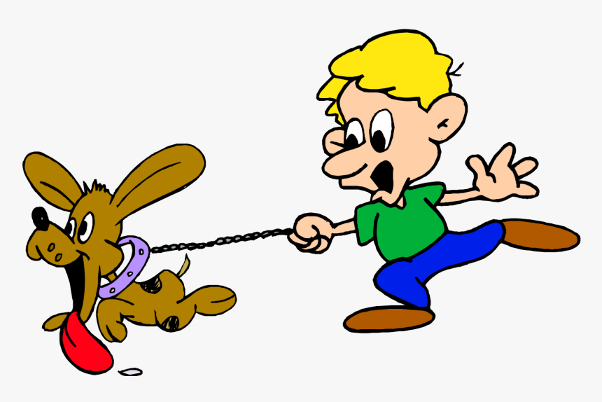 Person Walking A Dog, HD Png Download