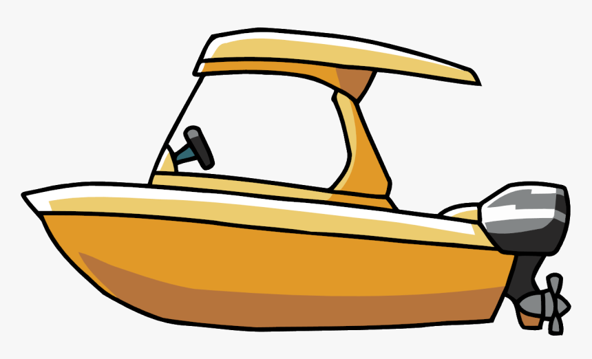 Boat Clipart Transparent - Transparent Background Boat Clipart, HD Png Download