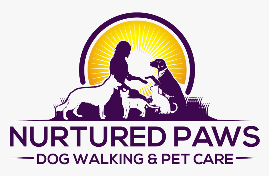 Logo Design By Rangga For Nurtured Paws Dog Walking - Dog Licks, HD Png Download