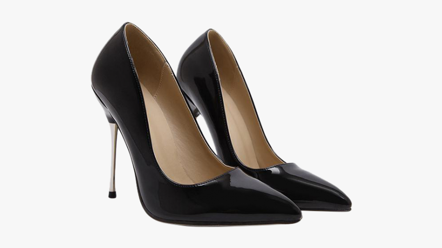 Black Heel Stiletto Png, Transparent Png