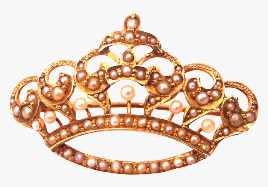 Clipart Crown Silver - Gold Tiara Crown Clipart, HD Png Download