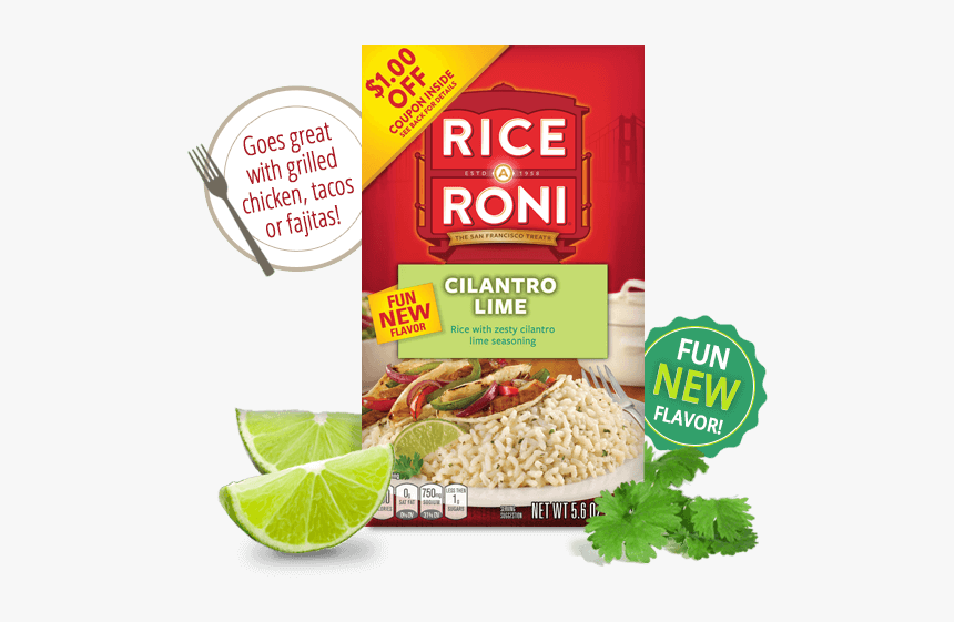 Rice A Roni Cilantro Lime, HD Png Download