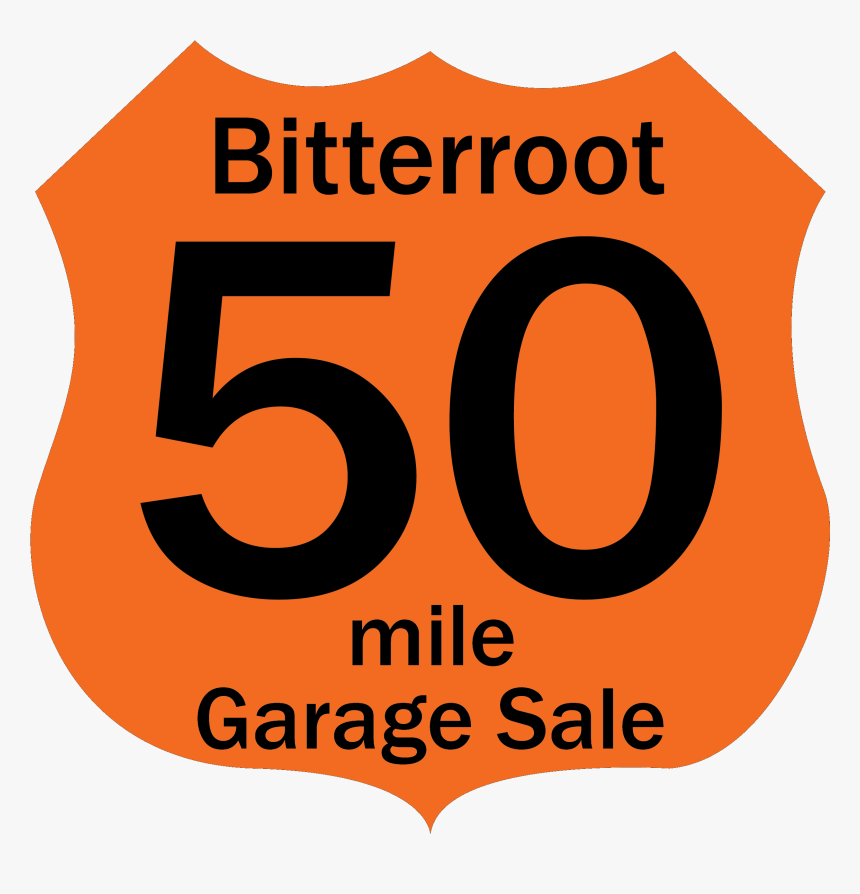 Bitterroot 50 Mile Garage Sale - Word Pattern, HD Png Download
