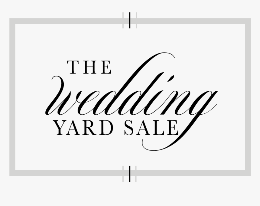 Wedding Garage Sale, HD Png Download