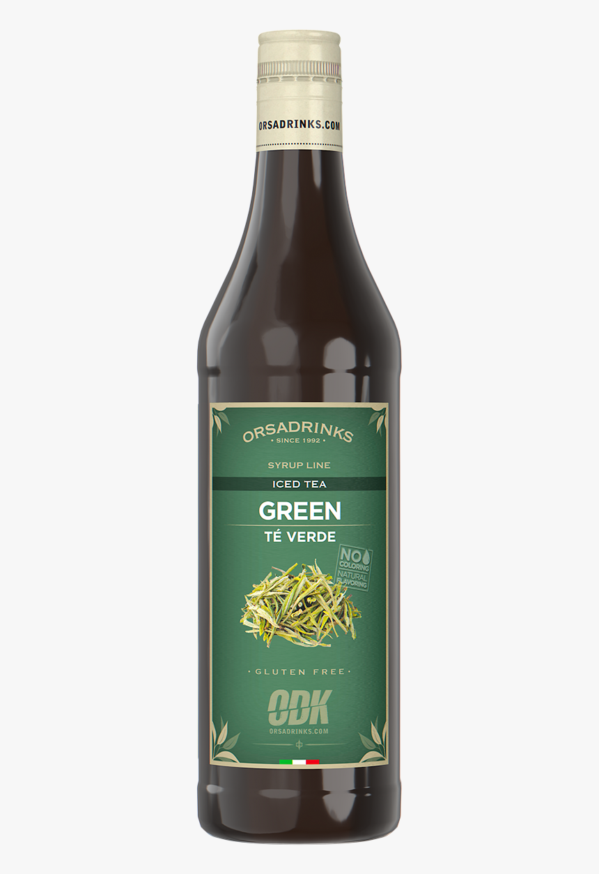 Green Iced Tea - Bergamot Syrup, HD Png Download