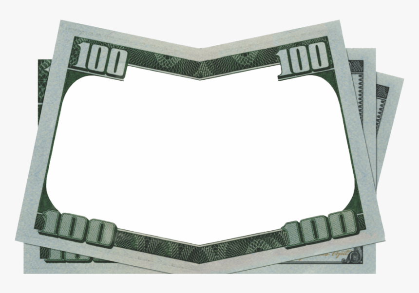 Transparent $100 Bill Png - 100 Dollar Bill Card, Png Download