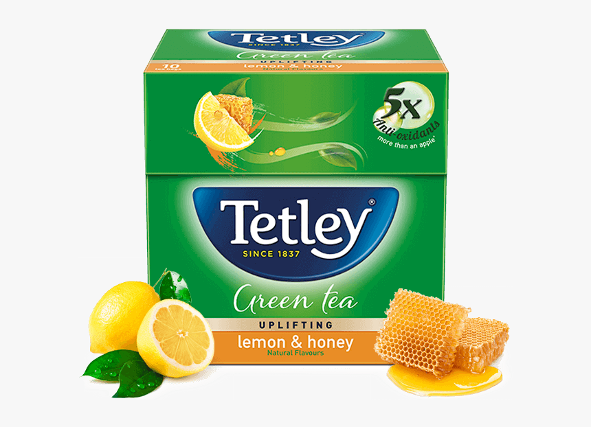 Transparent Green Lemon Png - Tetley Green Tea Lemon, Png Download