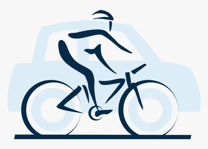 Regional Planning Commission Developed Share The Road - Clipart Of Mountain Biking, HD Png Download