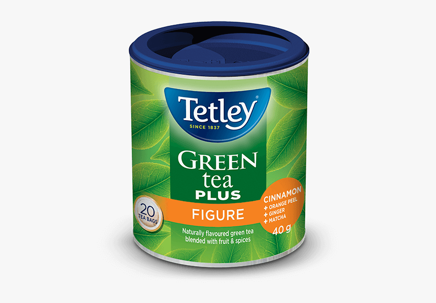 Tetley Green Tea Plus Figure - Label, HD Png Download