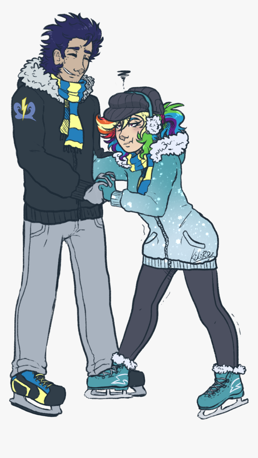 Kikirdcz, Clothes, Coat, Eyes Closed, Female, Human, - Соарин И Рейнбоу Деш Арт, HD Png Download