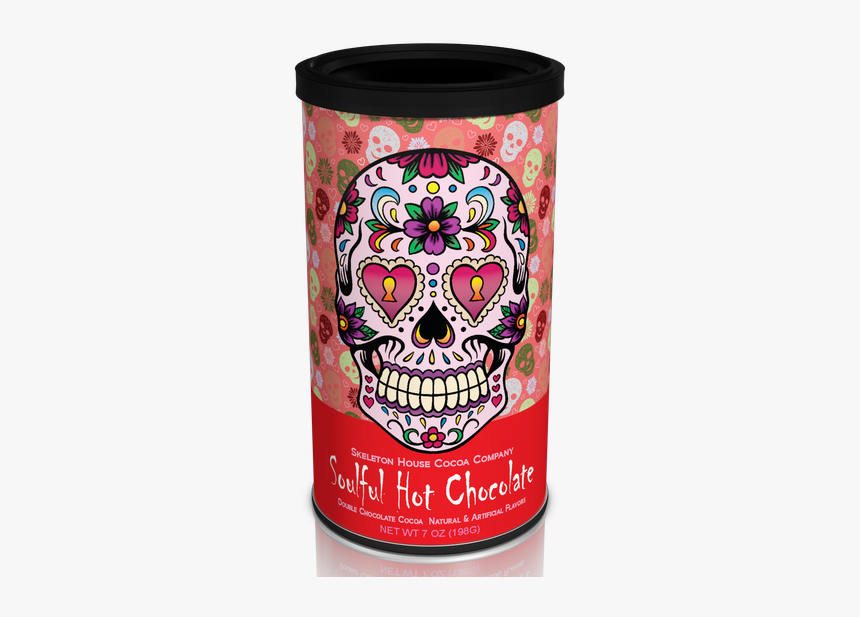 Day Of The Dead Soulful Hot Chocolate - Catrinas Dibujos De Calaveras Mexicanas, HD Png Download
