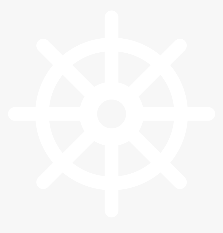 Aylmer Marina Logo - White Ship Wheel Png, Transparent Png