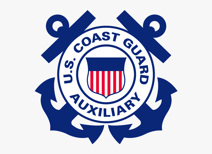 United States Coast Guard Auxiliary Clipart , Png Download - Us Coast Guard Aux Logo, Transparent Png