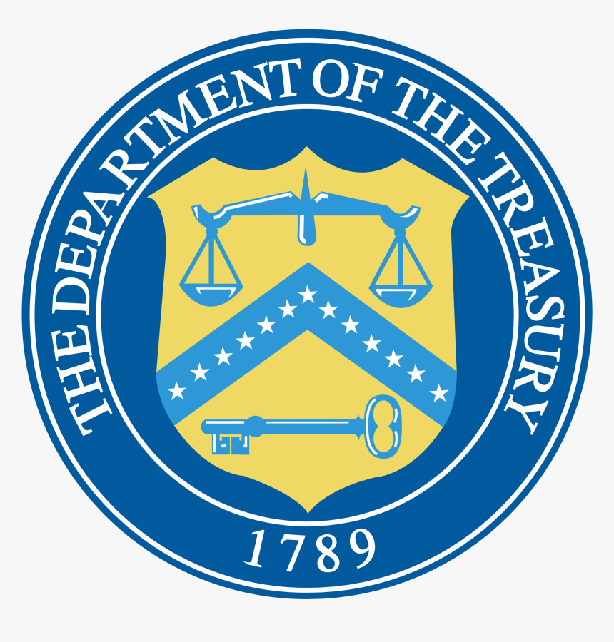 Us Department Of The Treasury Seal, - Department Of The Treasury, HD Png Download