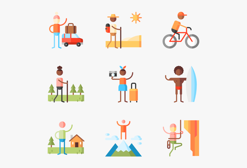 Adventure - Tourist Flat Icon, HD Png Download