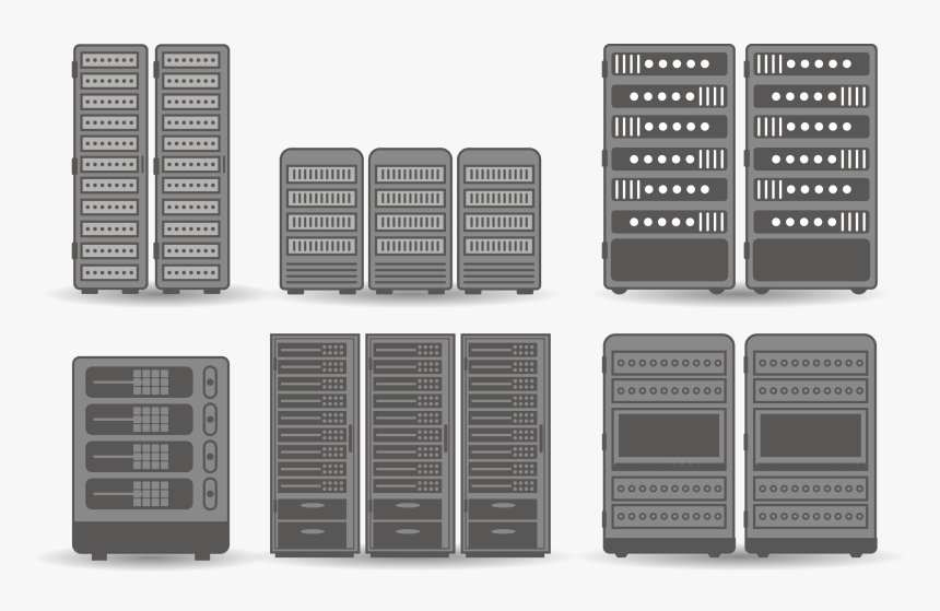Server Euclidean Vector 19-inch Rack Icon - Server Rack Icon Png, Transparent Png