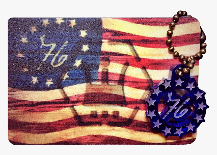 Image Of Betsy Reflective Flag & 76 Mission Tag - Coin Purse, HD Png Download