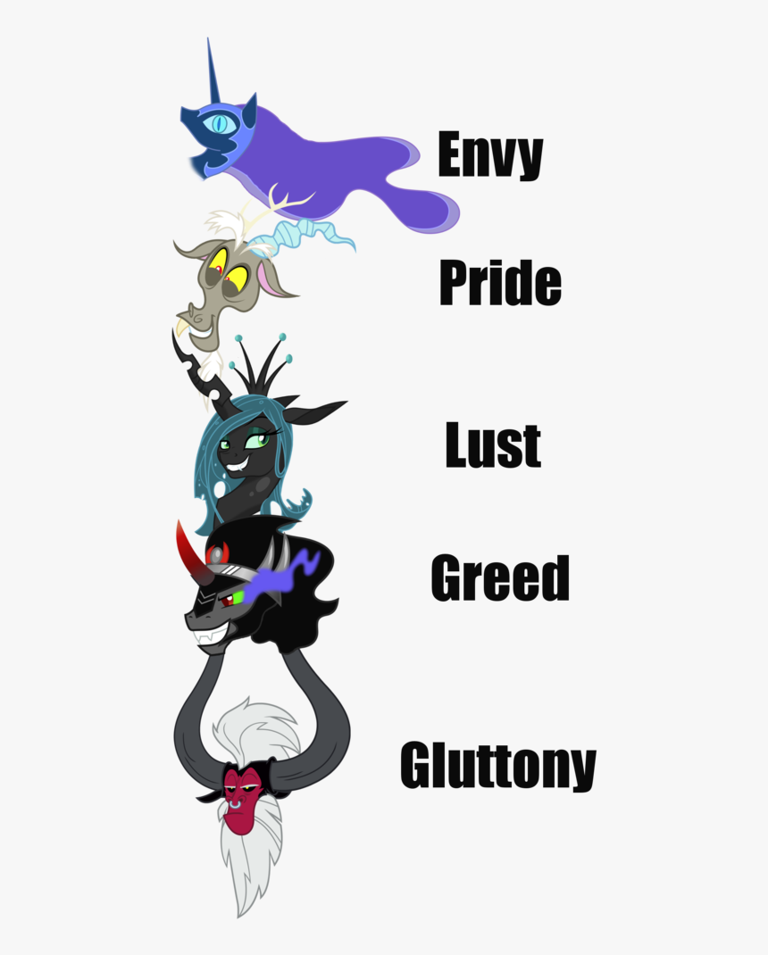 Transparent Sin Clipart - My Little Pony 7 Sins, HD Png Download