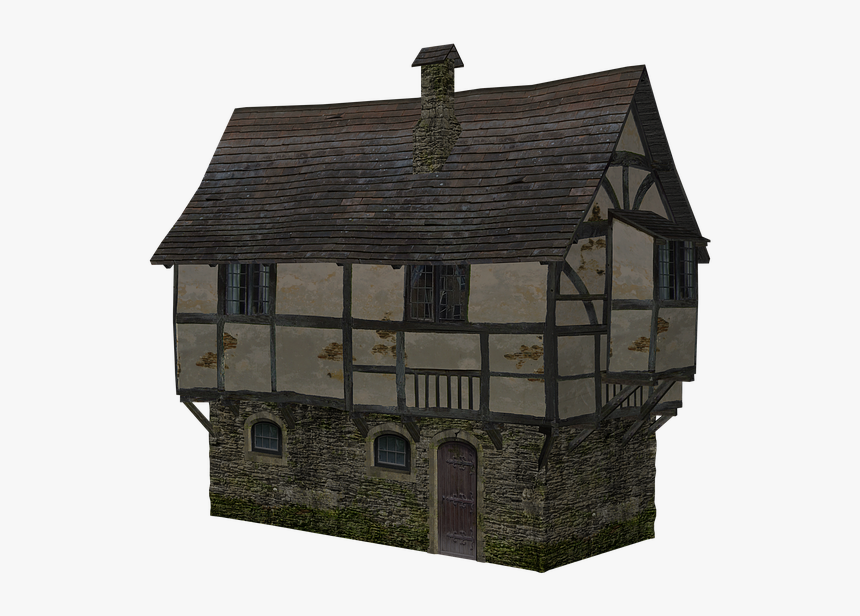 Fachwerkhäuser, Middle Ages, Building, Truss, Houses - Homes From The Middle Ages, HD Png Download