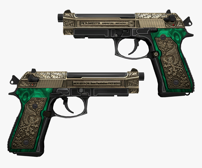 Transparent Tec9 Png - Dual Berettas Royal Consorts, Png Download