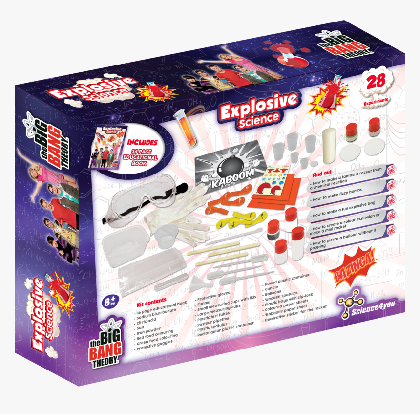 Explosive Science The Big Bang Theory Edition Back - Educational Toy, HD Png Download