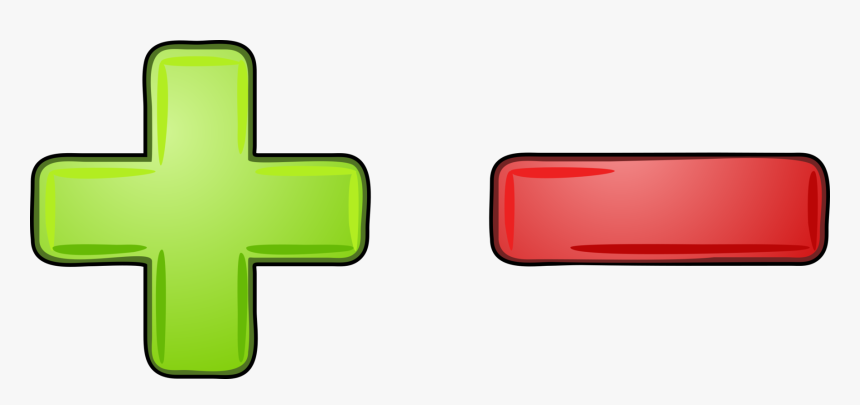 Symbol,green,line - Pluses And Minuses Png, Transparent Png