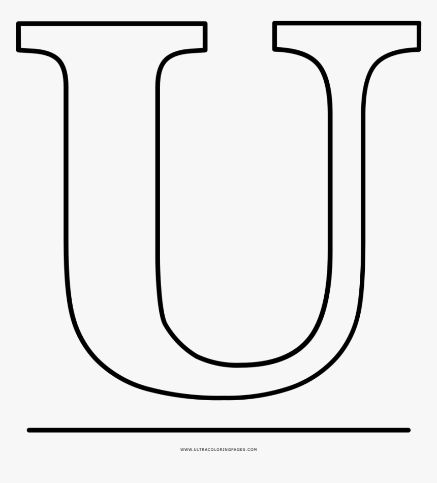 Underline Coloring Page - Line Art, HD Png Download