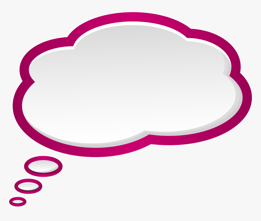 Bubble Speech Pink White Png Clip Art Imageu200b Gallery - Bubble Speech Clipart Png, Transparent Png