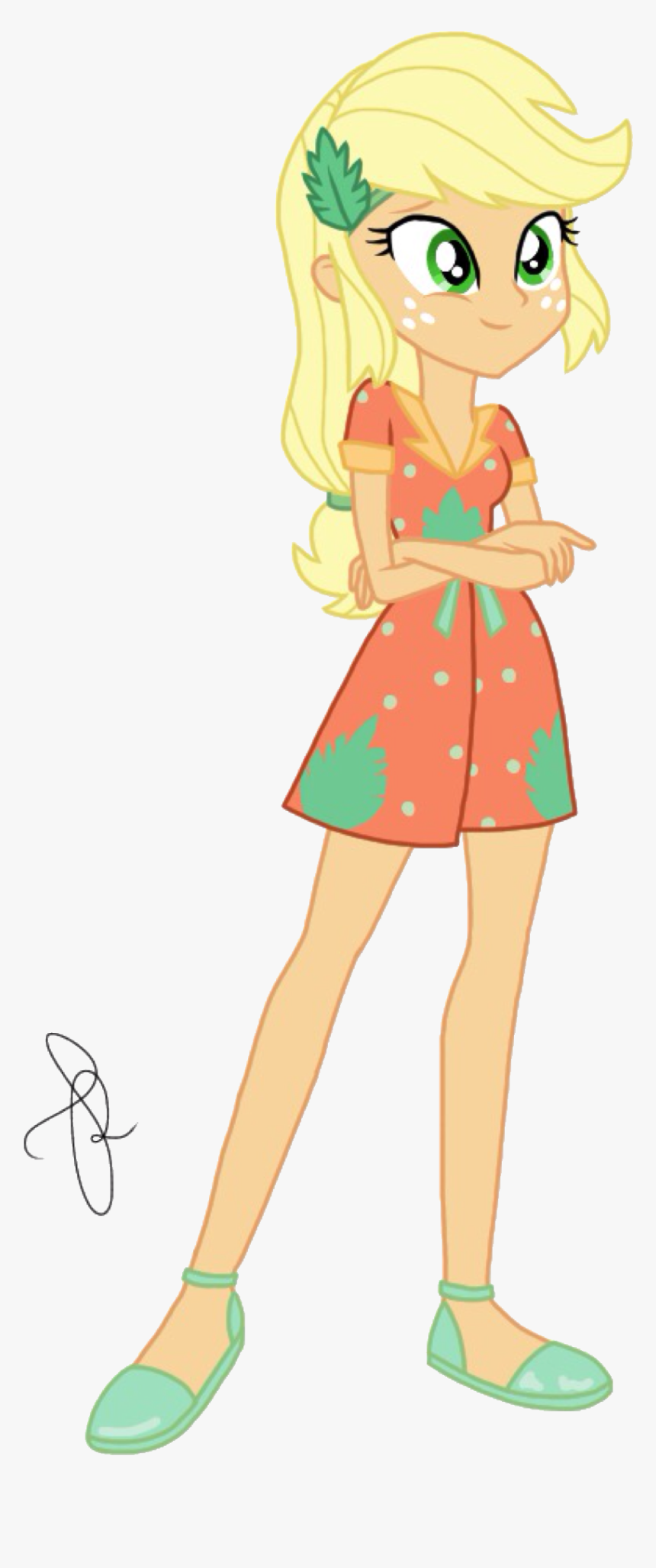 #1654136 - Applejack, Artist - Ilaria122, Artist -, HD Png Download