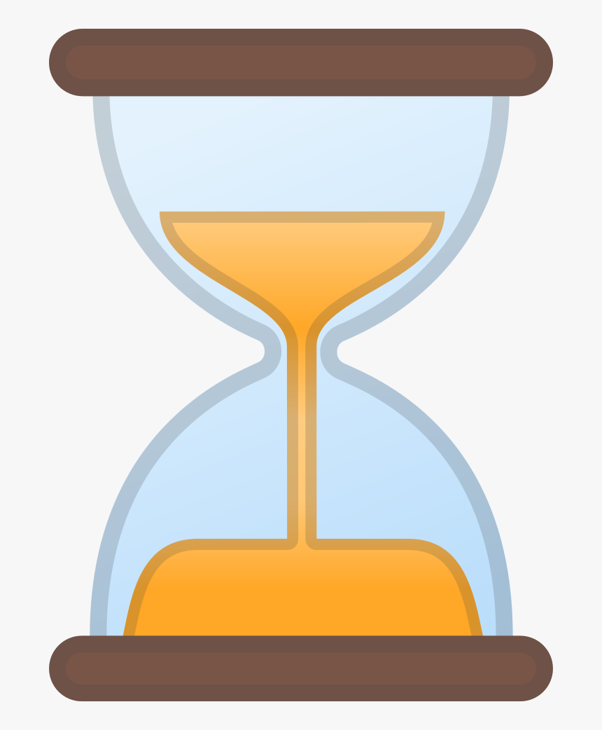 Cliparts For Free Download Hourglass Clipart Yellow - Hourglass Emoji, HD Png Download
