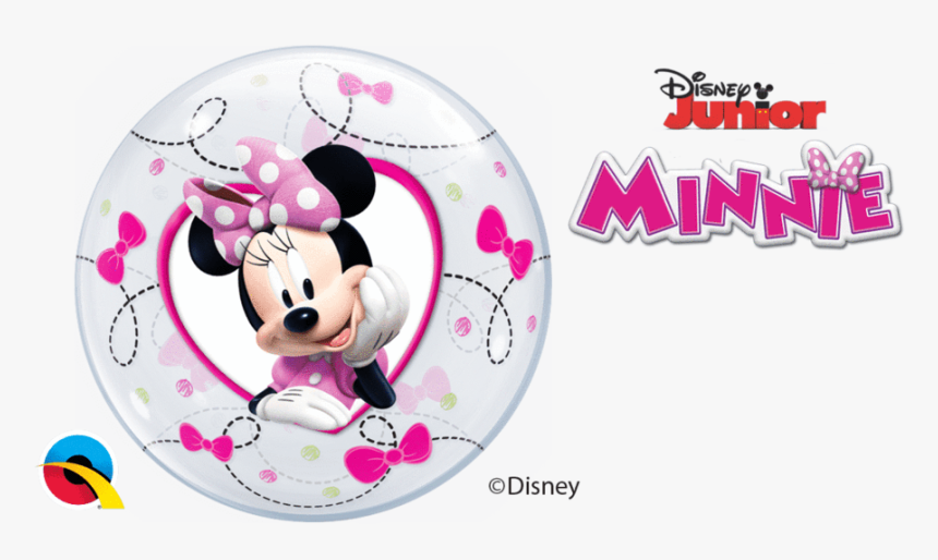 Air-fill Disney Minnie Bubble Balloon - Disney Junior, HD Png Download