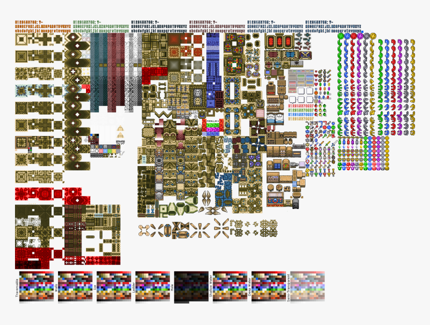 Link To The Past Dungeon Tileset, HD Png Download