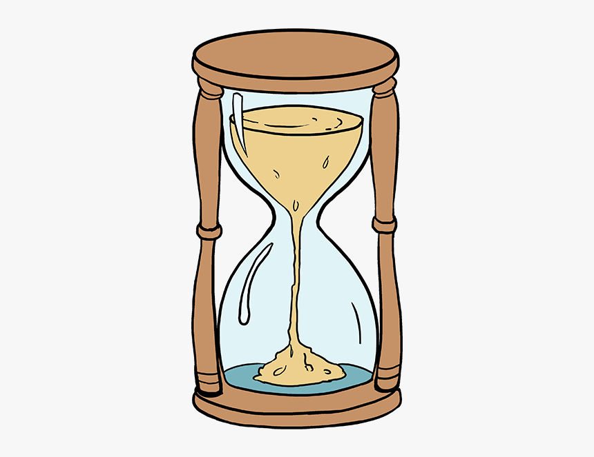 How To Draw Hourglass - Hour Glass Image Cartoon, HD Png Download