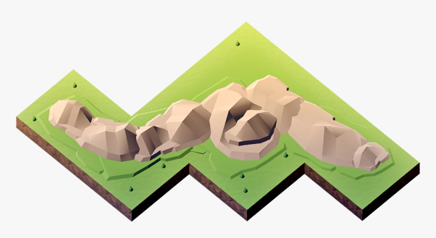 Ek Piece Par01 Mountain Cell028a R00 - Plywood, HD Png Download