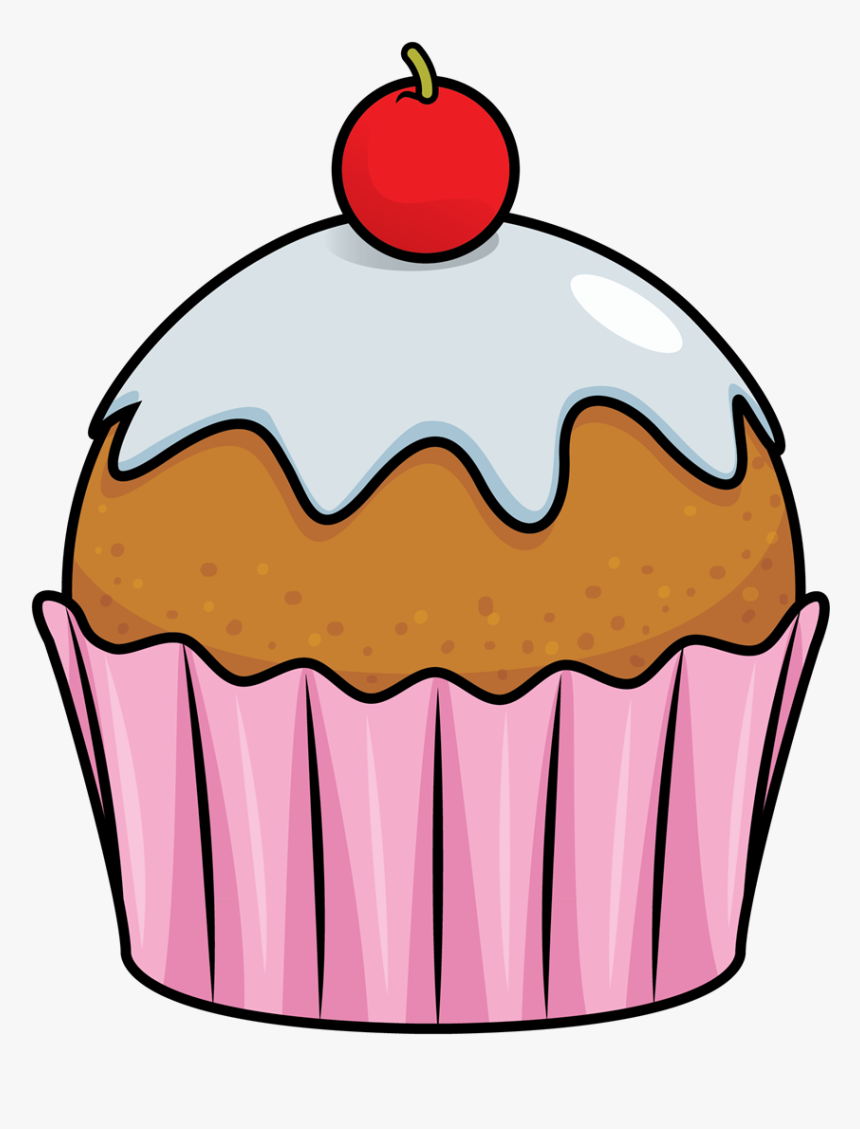Cupcake Art On Clip Art Cupcake And Pink Cupcakes Clipartcow - Clip Art Cup Cake, HD Png Download