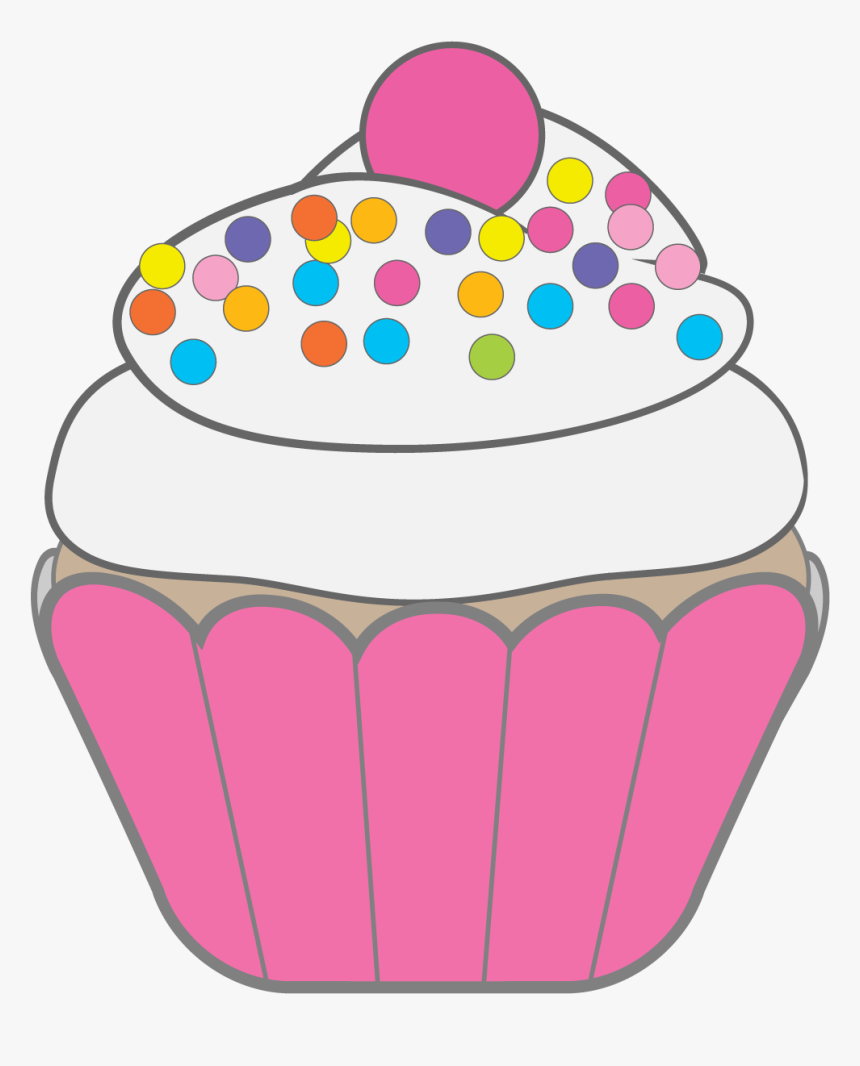 Clip Art Free Download Panda Images - Birthday Month Cupcake Clipart, HD Png Download