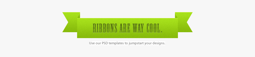 Ribbons Are Way Cool - Green Ribbon Psd, HD Png Download