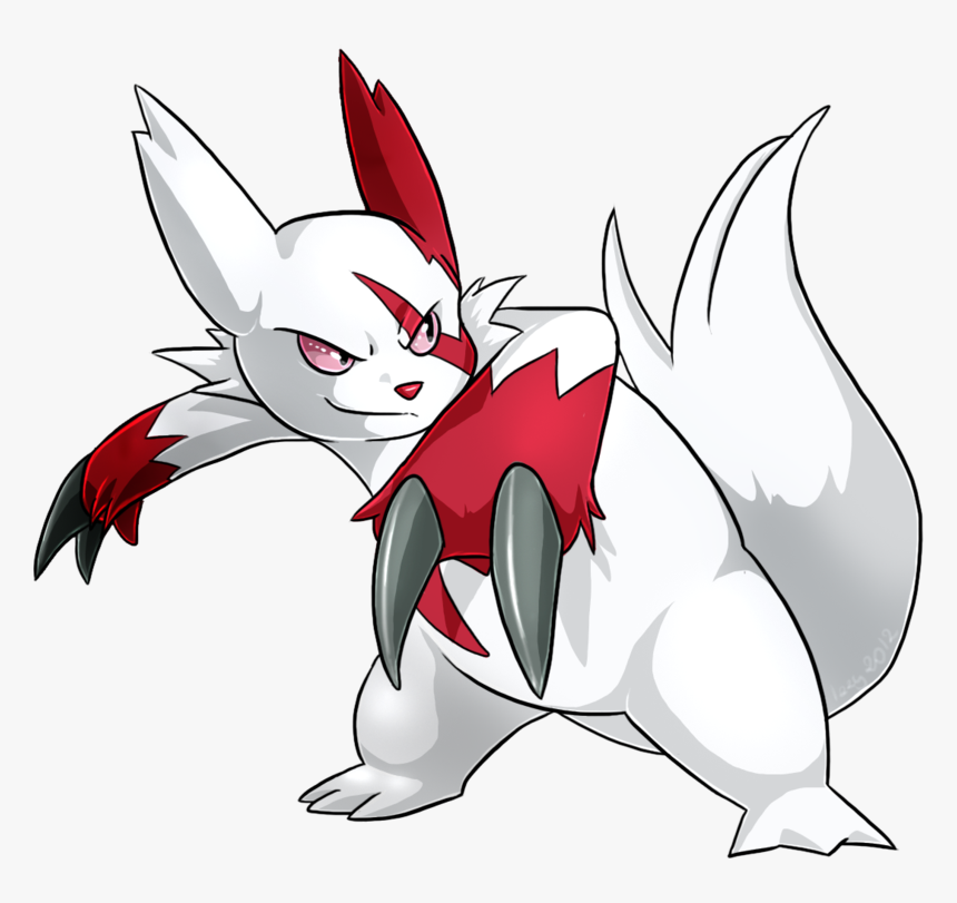 View Zangoose , - Pokemon Red And White Pokemon, HD Png Download