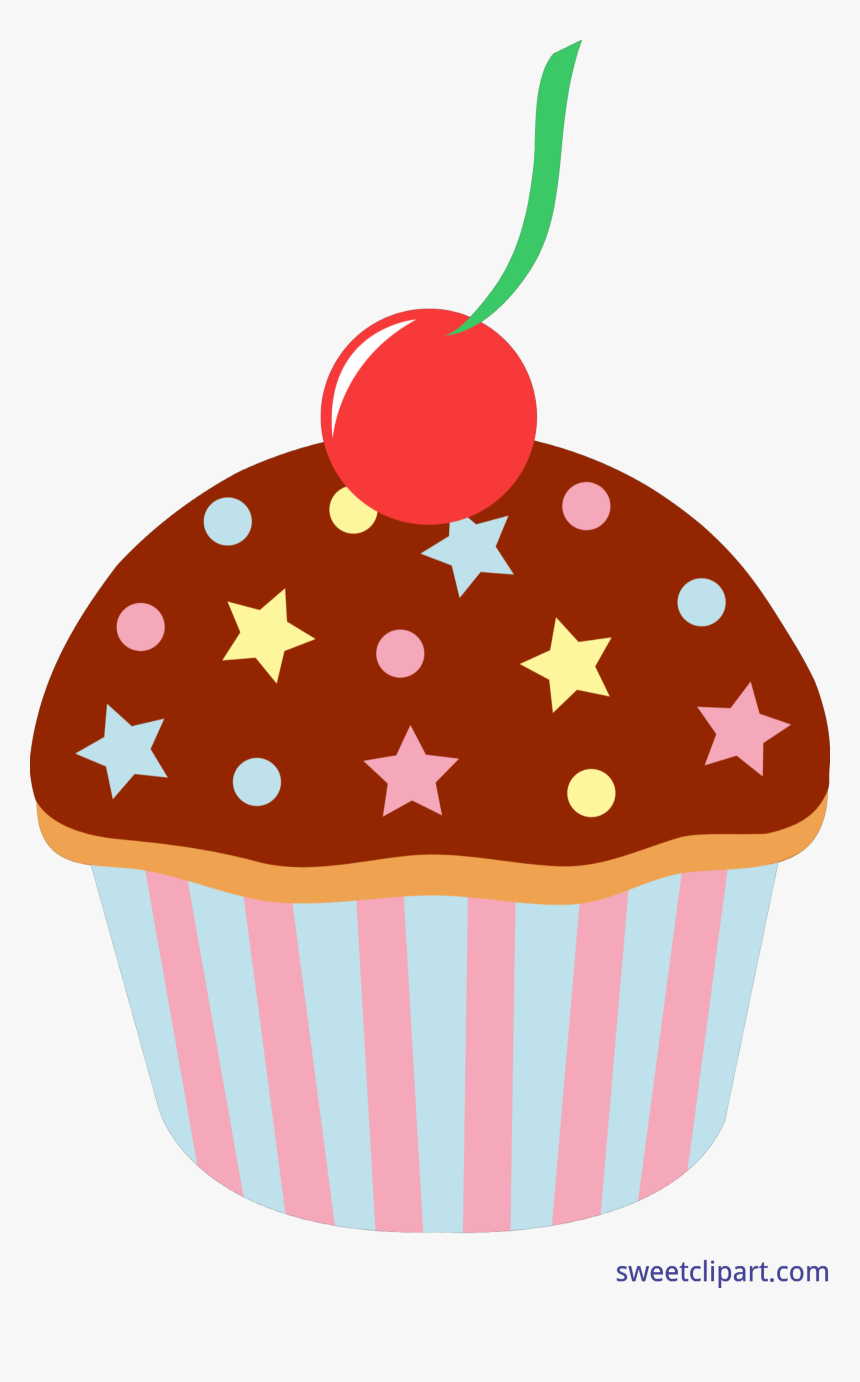 Vector Cupcakes Sprinkle Clipart - Cartoon Cakes And Sweets, HD Png Download