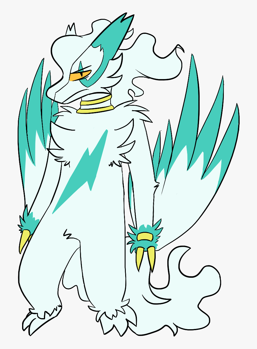 A Grumpy Little Shiny Zangoose/shiny Reshiram Fusion - Fusion Zangoose, HD Png Download