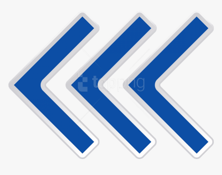 Transparent Arrow Clip Art Png - Arrow Blue Left Png, Png Download